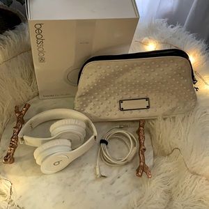 Gently Used Beats Solo Wired White Headphones